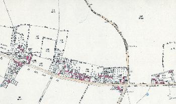 Western Lynch Hill and Eastern Common Road in 1880